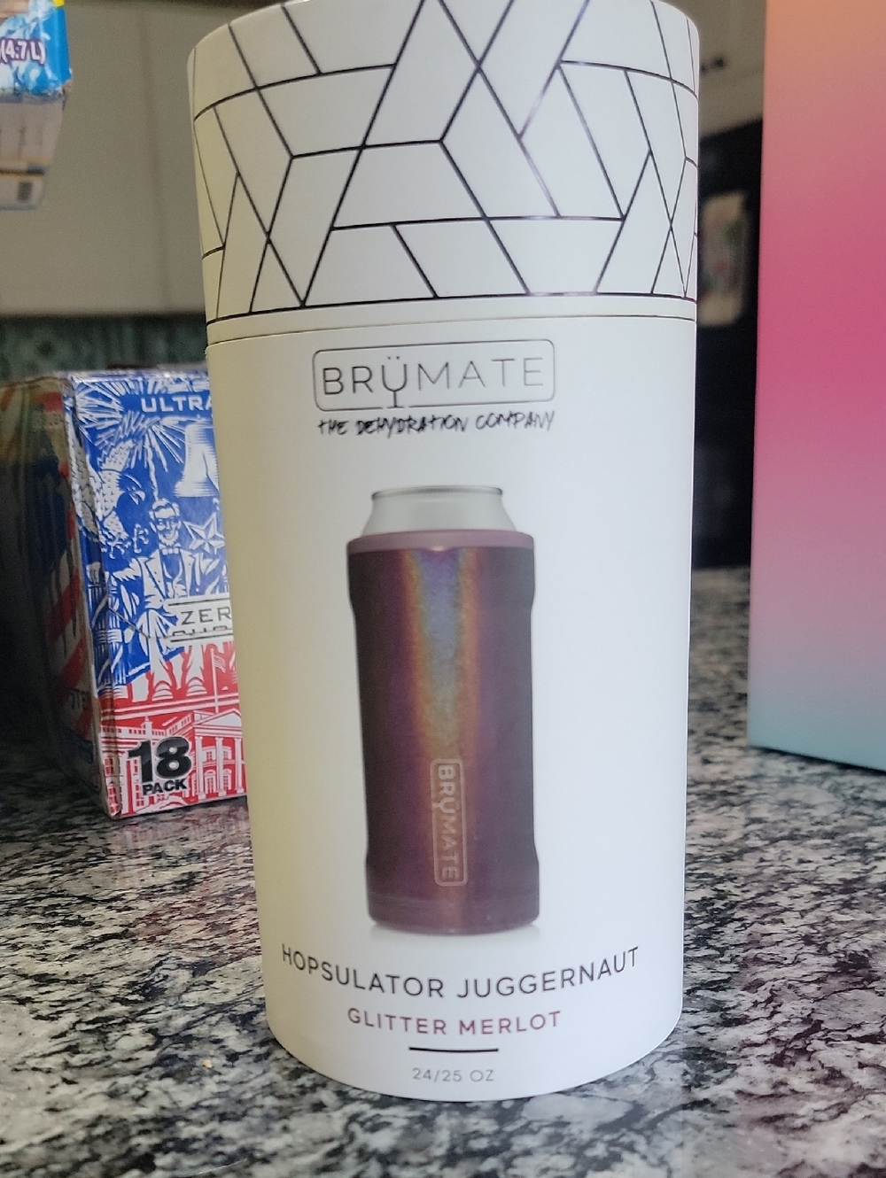 BrüMate Hopsulator Juggernaut - Glitter Merlot